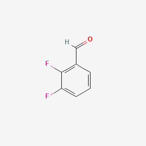 Chemical structure of 2,3-Difluorobenzaldehyde
