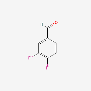 Chemical structure of 3,4-Difluorobenzaldehyde