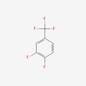 Chemical structure of 3,4-Difluorobenzotrifluoride