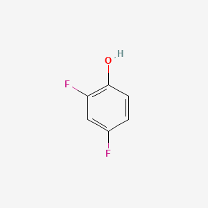 Chemical structure of 2,4-Difluorophenol
