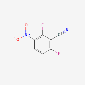 Chemical structure of 2,6-Difluoro-3-nitrobenzonitrile