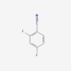 Chemical structure of 2,4-Difluorobenzonitrile