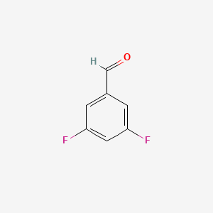 Chemical structure of 3,5-Difluorobenzaldehyde