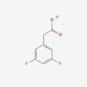 Chemical structure of 3,5-Difluorophenylacetic acid
