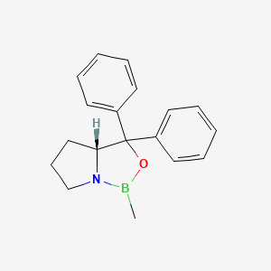 Chemical structure of (R)-2-Methyl-CBS-oxazaborolidine