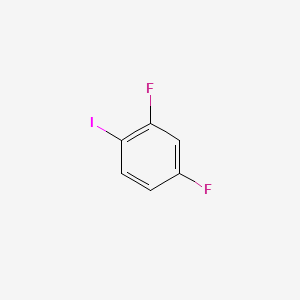 Chemical structure of 2,4-Difluoroiodobenzene