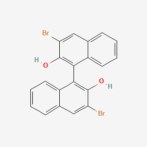 Chemical structure of (R)-3,3'-Dibromo-1,1'-bi-2-naphthol