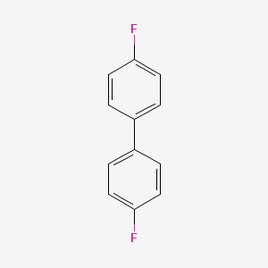 Chemical structure of 4,4'-Difluorobiphenyl