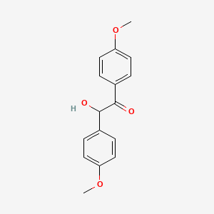 Chemical structure of 4,4′-Dimethoxybenzoin