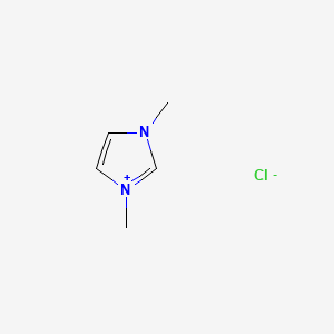 Chemical structure of 1,3-Dimethylimidazolium Chloride