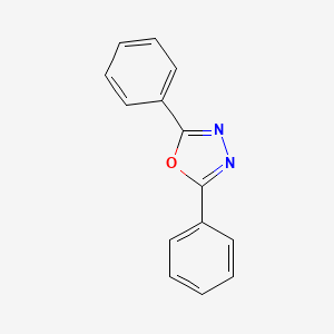Chemical structure of 2,5-Diphenyl-1,3,4-oxadiazole