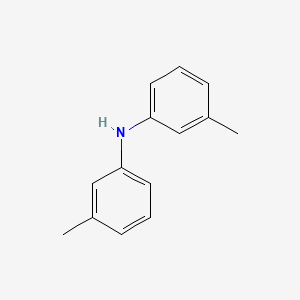 Chemical structure of m,m'-Ditolylamine