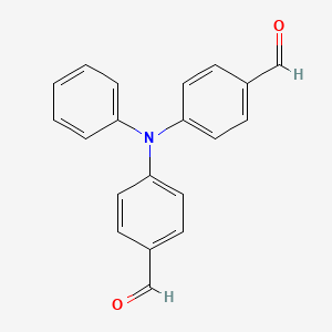 Chemical structure of 4,4′-Diformyltriphenylamine