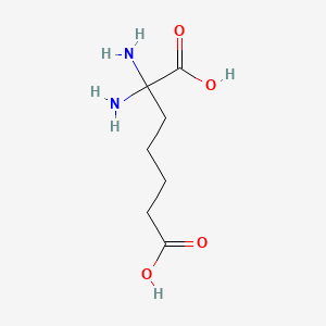 Chemical structure of DL-2,6-Diaminopimelic acid