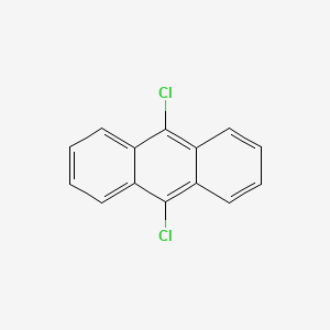 Chemical structure of 9,10-Dichloroanthracene