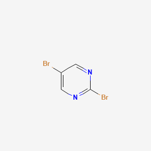 Chemical structure of 2,5-Dibromopyrimidine