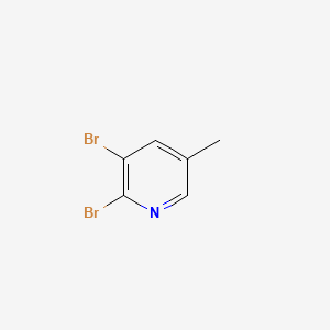 Chemical structure of 2,3-Dibromo-5-methylpyridine