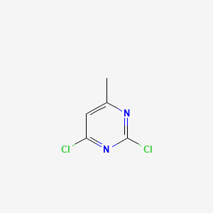 Chemical structure of 2,4-Dichloro-6-methylpyrimidine