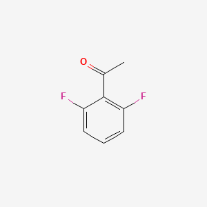 Chemical structure of 2',6'-Difluoroacetophenone