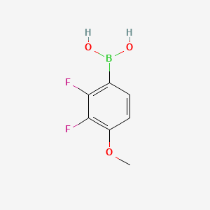Chemical structure of 2,3-Difluoro-4-methoxybenzeneboronic acid