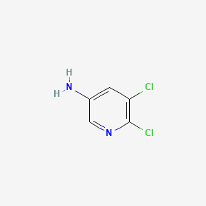 Chemical structure of 5-Amino-2,3-dichloropyridine