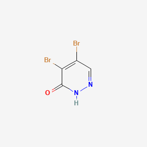 Chemical structure of 4,5-Dibromo-3(2H)-pyridazinone