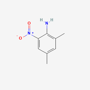 Chemical structure of 6-Nitro-2,4-xylidine