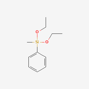 Chemical structure of Diethoxy(methyl)phenylsilane