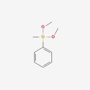 Chemical structure of Dimethoxymethylphenylsilane