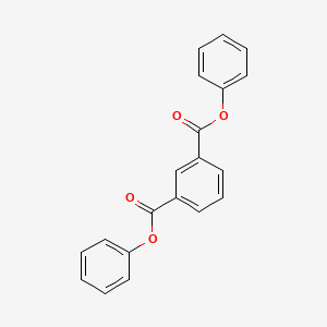 Chemical structure of Diphenyl isophthalate