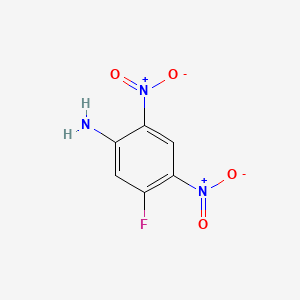 Chemical structure of 2,4-Dinitro-5-fluoroaniline
