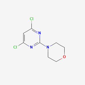 Chemical structure of 4-(4,6-Dichloro-2-pyrimidinyl)morpholine