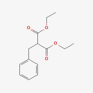 Chemical structure of Diethyl benzylmalonate