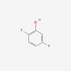 Chemical structure of 2,5-Difluorophenol