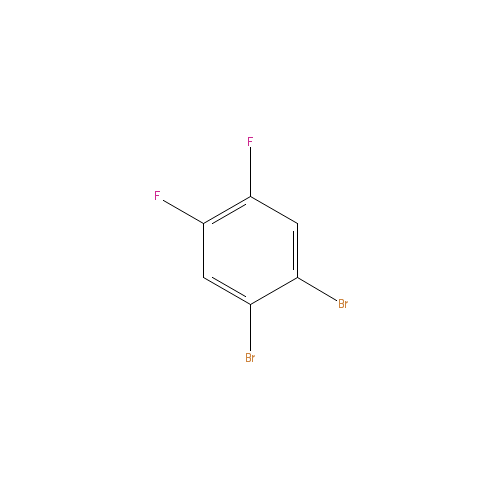Chemical structure of 1,2-Dibromo-4,5-difluorobenzene