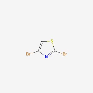 Chemical structure of 2,4-Dibromothiazole