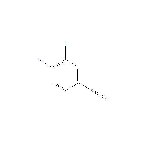 Chemical structure of 3,4-Difluorobenzonitrile