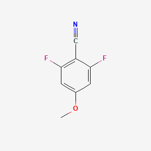 Chemical structure of 2,6-Difluoro-4-methoxybenzonitrile