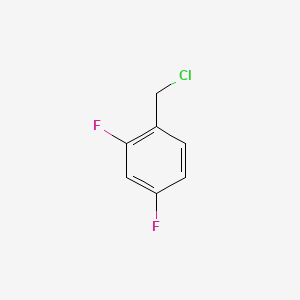 Chemical structure of 2,4-Difluorobenzyl chloride