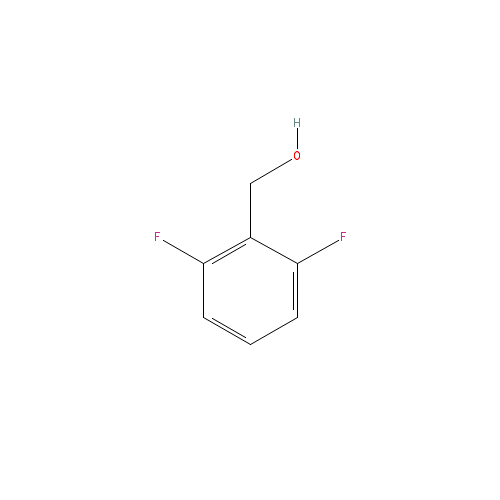 Chemical structure of 2,6-Difluorobenzyl alcohol