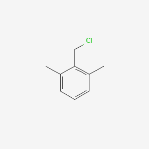 Chemical structure of 2,6-Dimethylbenzyl Chloride