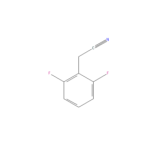Chemical structure of 2,6-Difluorophenylacetonitrile