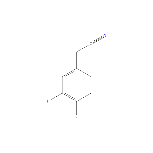 Chemical structure of 3,4-Difluorophenylacetonitrile
