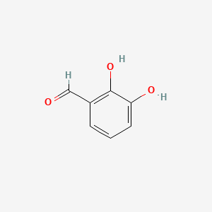 Chemical structure of 2,3-Dihydroxybenzaldehyde