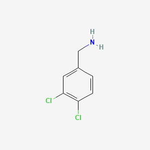 Chemical structure of 3,4-Dichlorobenzylamine