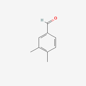 Chemical structure of 3,4-Dimethylbenzaldehyde