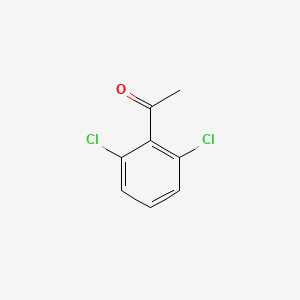 Chemical structure of 2′,6′-Dichloroacetophenone