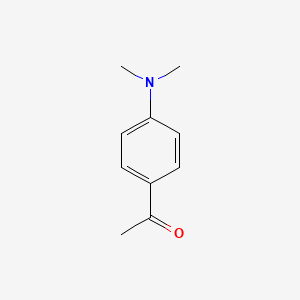 Chemical structure of 4-Dimethylaminoacetophenone