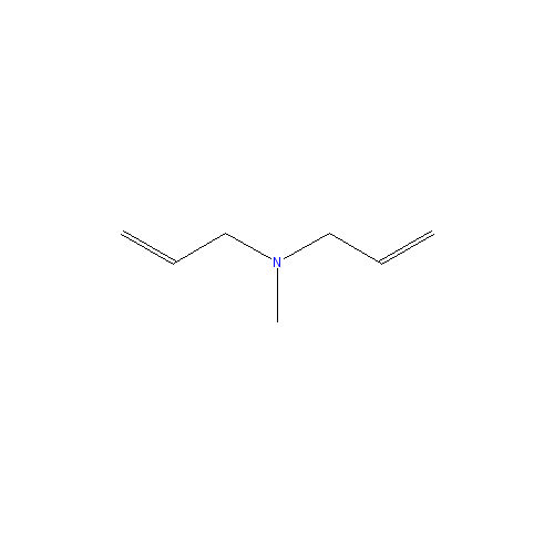 Chemical structure of Diallylmethylamine