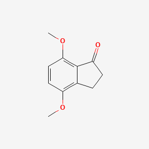 Chemical structure of 4,7-Dimethoxy-1-indanone